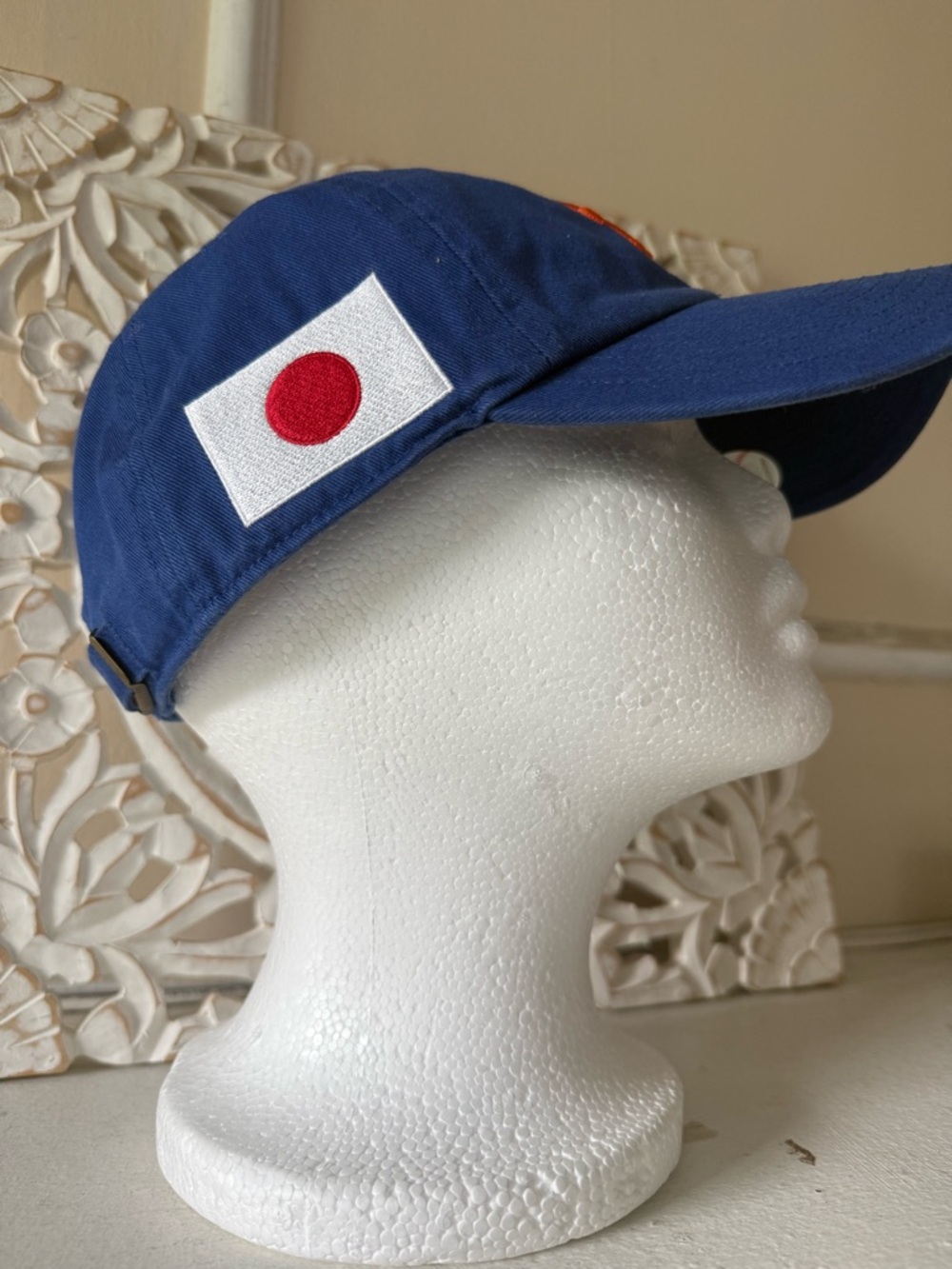 🧢 NWT ‘47 NY Mets/Japan Flag Cap Blue with Orange Logo: - Picture 2 of 8